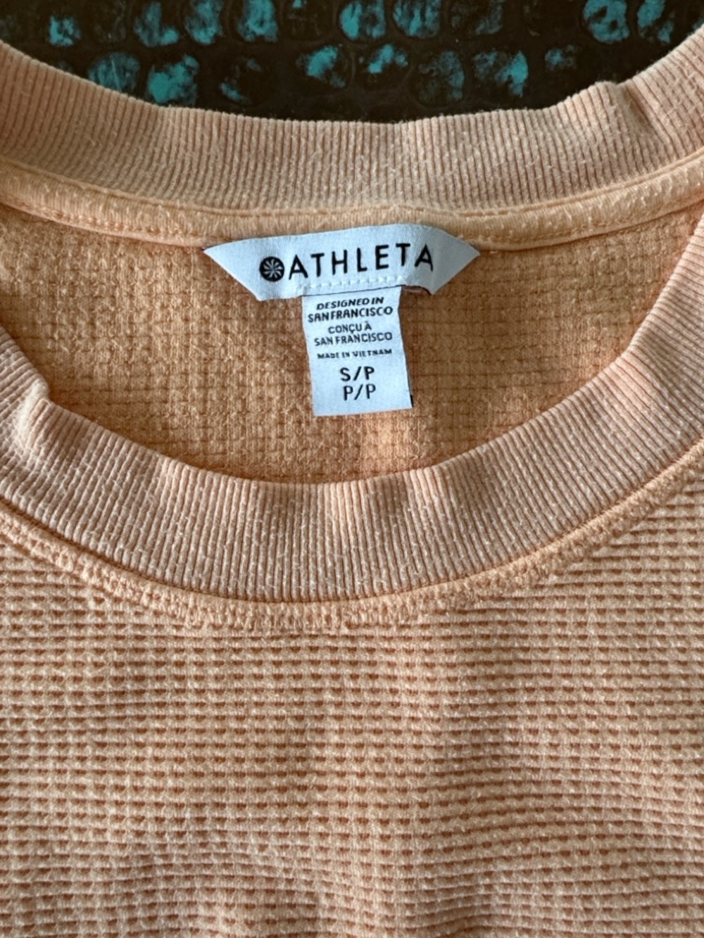 Athleta Coaster Luxe Waffle Sweatshirt - Picture 4 of 5